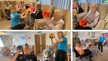 I like to move it! Silverwood care home Residents enjoy workout with Gfitness